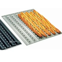 Alu-Gaufer plaques à pain 650 x 430 6 baguettes