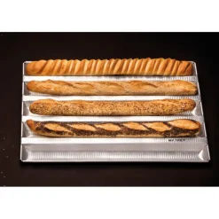 Alu-Gaufer plaques à pain bongard 800 x 430 6 baguettes