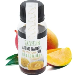 Arôme naturel de mangue biologique 50 ml - DDM 03/25