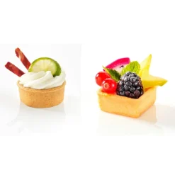 Assortiment de mini Trendy ronds et carrés au beurre (x 96)