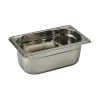 Bac gastronorme plein inox - sans anse - GN 1/4 profondeur 10 cm