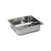 Bac gastronorme plein inox - sans anse - GN 2/3 profondeur 15 cm