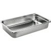 Bac gastronorme plein inox - sans anse - GN 1/1 profondeur 20 cm