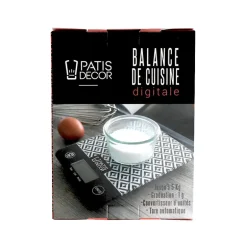 Balance de cuisine digitale conversion des liquides