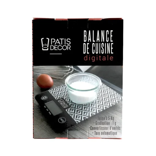 Balance de cuisine digitale conversion des liquides