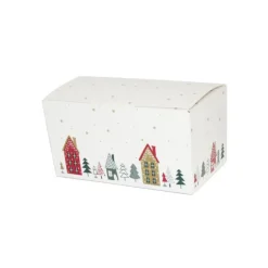 Ballotins blancs Village de Noël (x25)