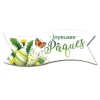Banderoles azyme vertes Joyeuses Pâques (x24)