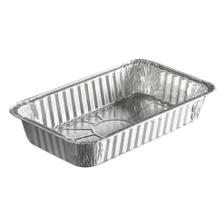 Barquettes rectangle jetable en aluminium (x100)
