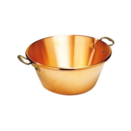 Bassine à confitures extra-forte cuivre 42 cm