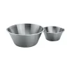 Bassine en inox à bords plats