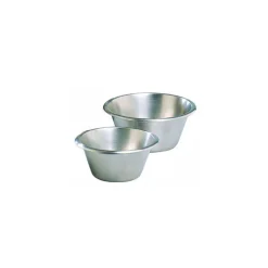 Bassine inox fond plat 24 cm