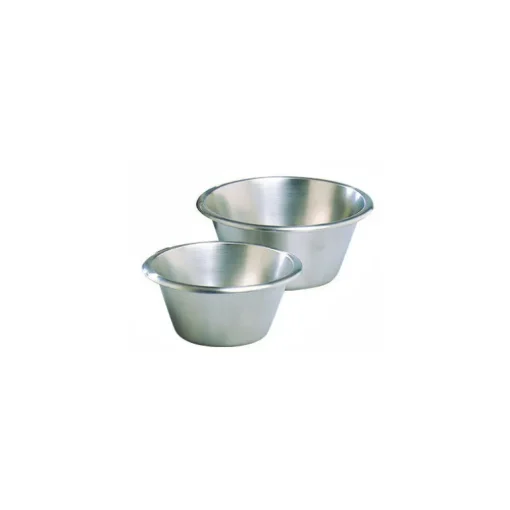 Bassine inox fond plat 30 cm