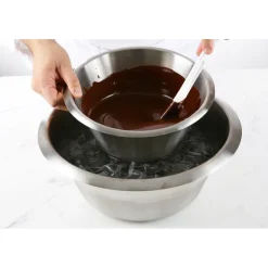 Bassine inox fond plat 26 cm