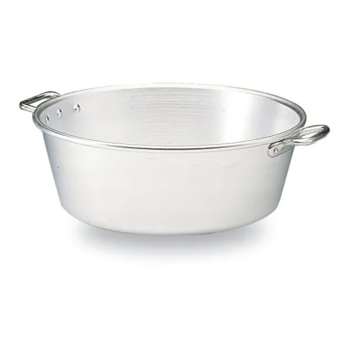 Bassine landaise aluminium à anses 45 cm
