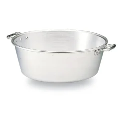 Bassine landaise aluminium à anses 50 cm