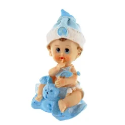 Bébé garçon et son doudou