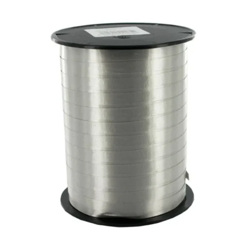 Bolduc satiné argent 7mm (500 m)