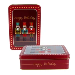 Boîte à biscuits de Noël soldats casse-noisette