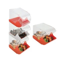 Boîte à bonbons plastique blanche