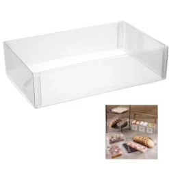 Boîte confiseur transparente 143 x 104 x 25 mm