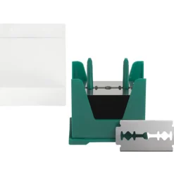 Boîte distributrice de 250 lames à scarifier inox 4,3x2 cm