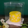 Boîte gâteau transparente - 30 x 30 x 35 cm