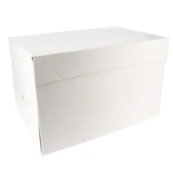 Boîte pâtissière blanche 41 x 61 x 22 cm