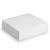 Boîte pâtissière blanche carrée 31 x 31 x 5 cm