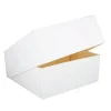 Boîte pâtissière blanche h. 8 cm