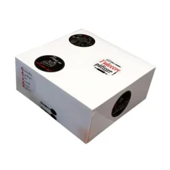 Boîte pâtissière carrée à personnaliser avec stickers 20 x 20 x 10 cm