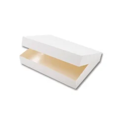 Boîte traiteur blanche 43 x 29 x 6 cm