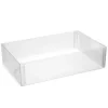 Boîte transparente rectangle 16 x 12 x 2,5 cm (x5)