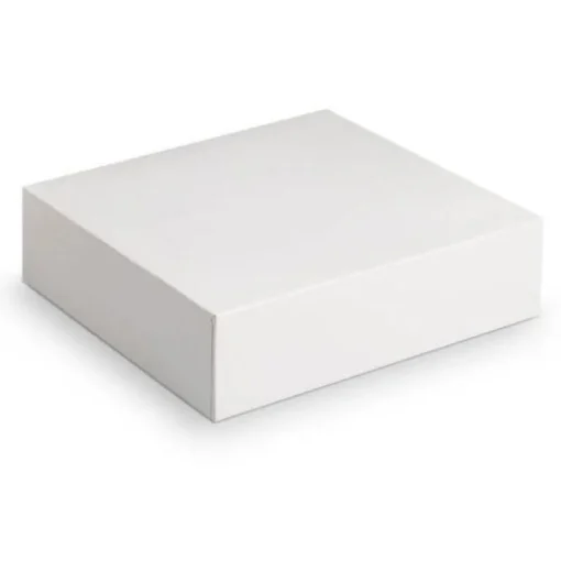Boîtes pâtissières blanches 14 x 14 x 7 cm (x 50)