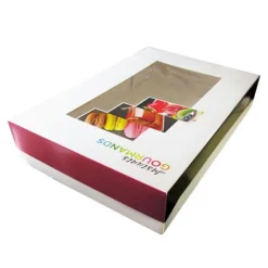 Boîtes pâtissières fenêtres 43 x 29 x 6 cm (x 50)
