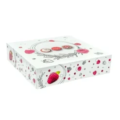 Boîtes pâtissières Morgane 23 x 23 cm - Hauteur 8 cm (x 50)