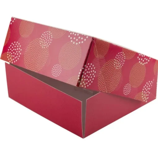 Boîtes pâtissières Pauline 35 x 35 cm Hauteur 8 cm (x 25)