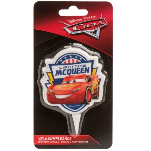 Bougie anniversaire Cars 7,5 cm
