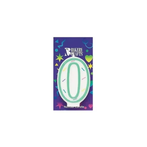 Bougie Anniversaire, chiffre 0