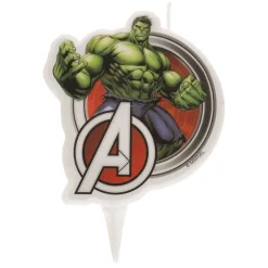 Bougie anniversaire 2D Hulk Avengers