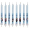 Bougie anniversaire La Reine des Neiges (x 8)