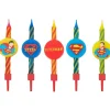 Bougie anniversaire Superman assorties (x10)