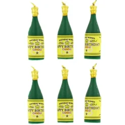 Bougie bouteille de champagne (x 6)