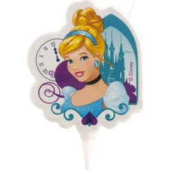 Bougie 2D Cendrillon 7,5 cm