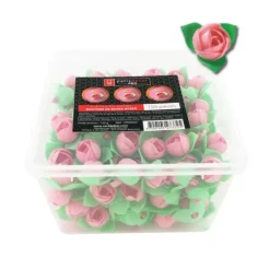 Boutons de roses roses en azyme (x150)
