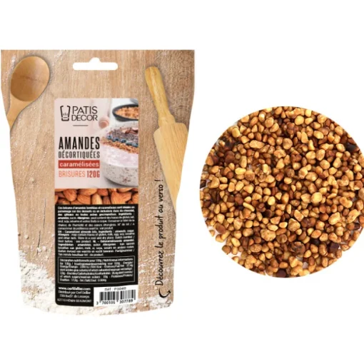 Brisures d'amandes caramélisées 120 g