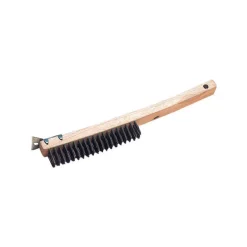 Brosse à grill avec grattoir 36,5 cm