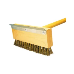 Brosse-grattoir à four 28 cm avec manche 1 m