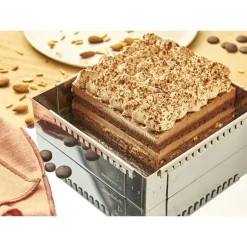 Cadre à entremets extensible inox 30 à 57 cm De Buyer
