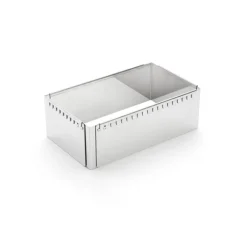 Cadre extensible inox rectangle Hauteur 5cm De Buyer
