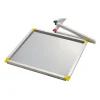 Cadre superposable 350x350  supplémentaire rouge hauteur 1,5 cm